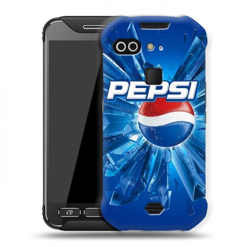 Дизайнерский силиконовый чехол для AGM X2 Pepsi