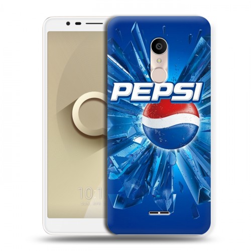 Дизайнерский силиконовый чехол для Alcatel 3C Pepsi