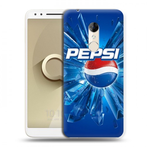 Дизайнерский пластиковый чехол для Alcatel 3 Pepsi