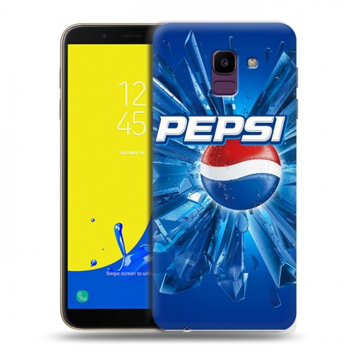 Дизайнерский пластиковый чехол для Samsung Galaxy J6 Pepsi