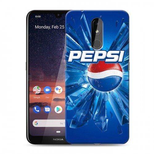 Дизайнерский силиконовый чехол для Nokia 3.2 Pepsi