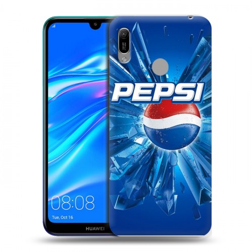 Дизайнерский пластиковый чехол для Huawei Y6 (2019) Pepsi