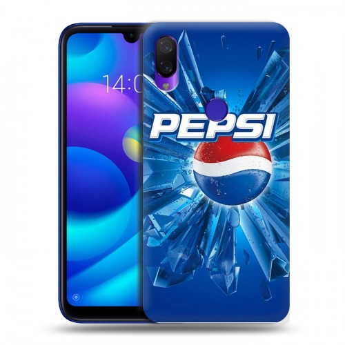 Дизайнерский пластиковый чехол для Xiaomi Mi Play Pepsi