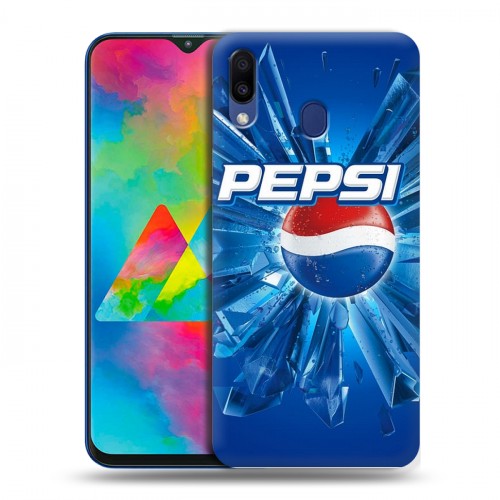 Дизайнерский пластиковый чехол для Samsung Galaxy M20 Pepsi