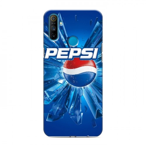 Дизайнерский пластиковый чехол для Realme C3 Pepsi