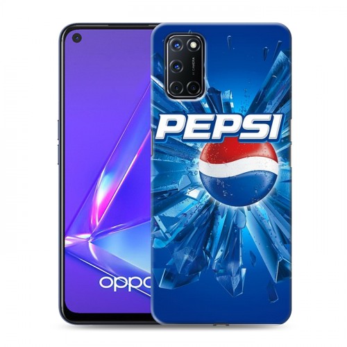 Дизайнерский пластиковый чехол для OPPO A52 Pepsi