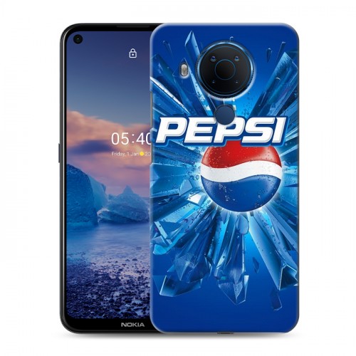 Дизайнерский силиконовый чехол для Nokia 5.4 Pepsi