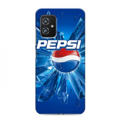 Дизайнерский силиконовый чехол для ASUS ZenFone 8 Pepsi