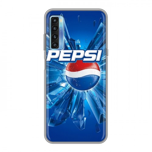 Дизайнерский силиконовый чехол для TCL 20L Pepsi