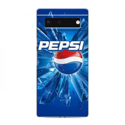 Дизайнерский силиконовый чехол для Google Pixel 6 Pepsi