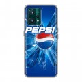 Дизайнерский пластиковый чехол для Realme 9 Pro Plus Pepsi