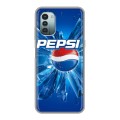 Дизайнерский силиконовый чехол для Nokia G11 Pepsi