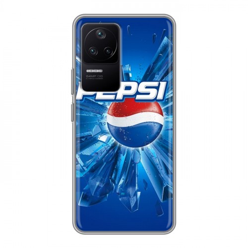 Дизайнерский силиконовый чехол для Xiaomi Poco F4 Pepsi