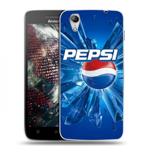 Дизайнерский пластиковый чехол для Lenovo Vibe X Pepsi