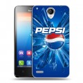 Дизайнерский пластиковый чехол для Lenovo S890 Pepsi