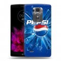 Дизайнерский пластиковый чехол для LG G Flex 2 Pepsi