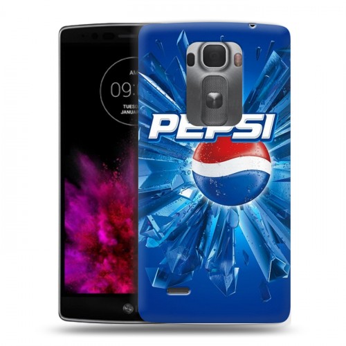 Дизайнерский пластиковый чехол для LG G Flex 2 Pepsi