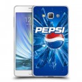 Дизайнерский пластиковый чехол для Samsung Galaxy A7 Pepsi