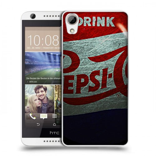 Дизайнерский силиконовый чехол для HTC Desire 626 Pepsi