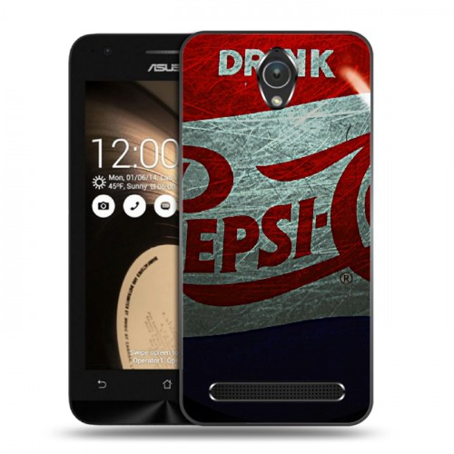 Дизайнерский пластиковый чехол для ASUS Zenfone Go Pepsi