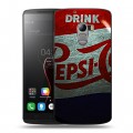 Дизайнерский пластиковый чехол для Lenovo A7010 Pepsi