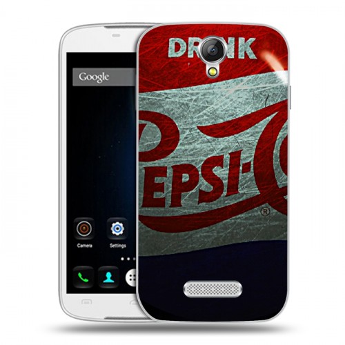 Дизайнерский пластиковый чехол для Doogee X6 Pepsi