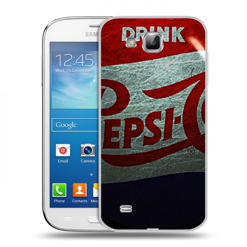 Дизайнерский пластиковый чехол для Samsung Galaxy Premier Pepsi