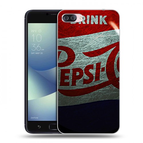 Дизайнерский пластиковый чехол для Asus ZenFone 4 Max Pepsi