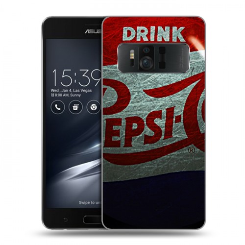 Дизайнерский силиконовый чехол для ASUS ZenFone AR Pepsi