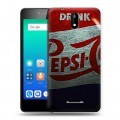 Дизайнерский силиконовый чехол для Micromax Q409 Pepsi