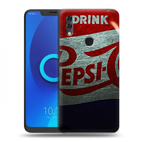 Дизайнерский силиконовый чехол для Alcatel 5V Pepsi