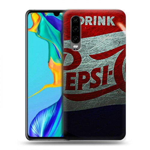 Дизайнерский пластиковый чехол для Huawei P30 Pepsi