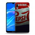 Дизайнерский пластиковый чехол для Huawei Y6 (2019) Pepsi