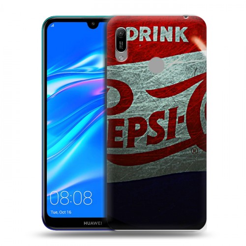 Дизайнерский пластиковый чехол для Huawei Y6 (2019) Pepsi