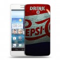 Дизайнерский пластиковый чехол для Huawei Ascend D2 Pepsi