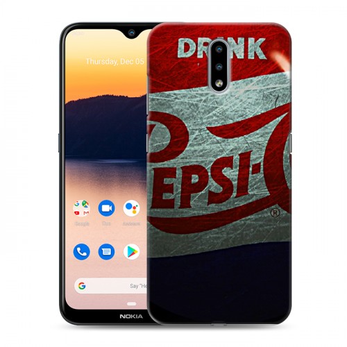 Дизайнерский пластиковый чехол для Nokia 2.3 Pepsi