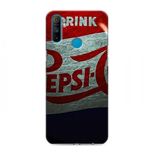 Дизайнерский силиконовый чехол для Realme C3 Pepsi