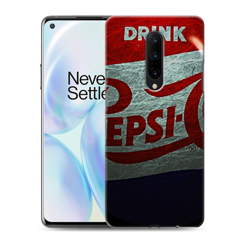 Дизайнерский пластиковый чехол для OnePlus 8 Pepsi