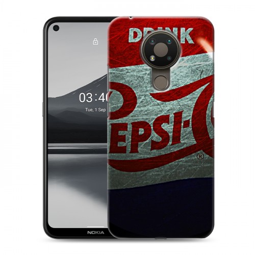 Дизайнерский пластиковый чехол для Nokia 3.4 Pepsi