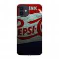 Дизайнерский силиконовый чехол для Iphone 12 Pepsi