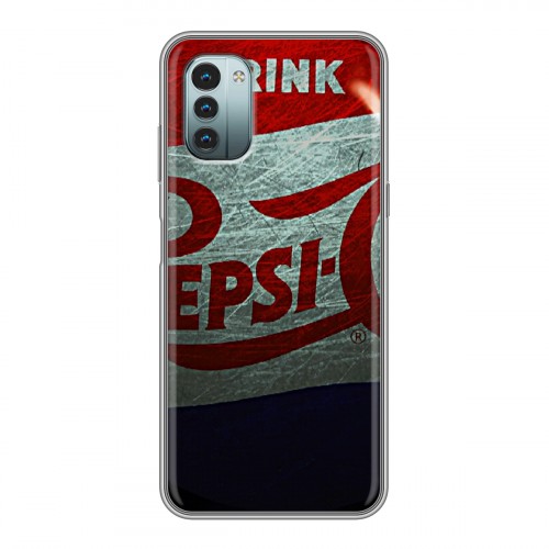 Дизайнерский силиконовый чехол для Nokia G11 Pepsi