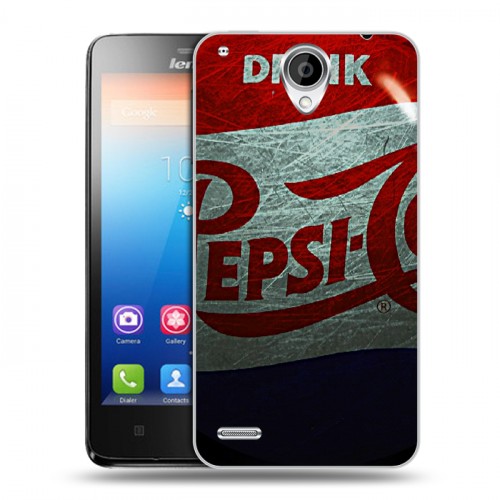 Дизайнерский пластиковый чехол для Lenovo S890 Pepsi