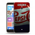 Дизайнерский пластиковый чехол для Nokia Lumia 1320 Pepsi