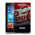 Дизайнерский пластиковый чехол для Microsoft Lumia 435 Pepsi