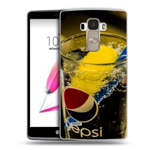 Дизайнерский пластиковый чехол для LG G4 Stylus Pepsi