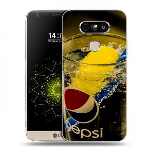 Дизайнерский пластиковый чехол для LG G5 Pepsi