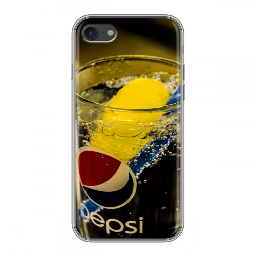 Дизайнерский силиконовый чехол для Iphone 7 Pepsi