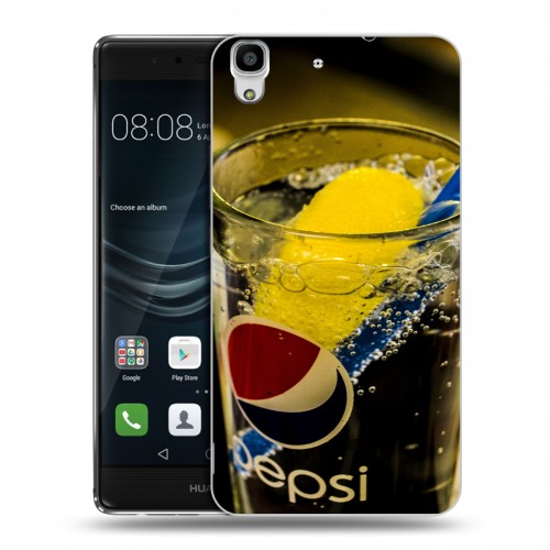 Дизайнерский пластиковый чехол для Huawei Y6II Pepsi