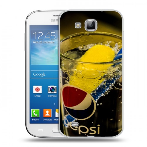 Дизайнерский пластиковый чехол для Samsung Galaxy Premier Pepsi