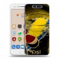 Дизайнерский пластиковый чехол для ZTE Blade V8 Pepsi